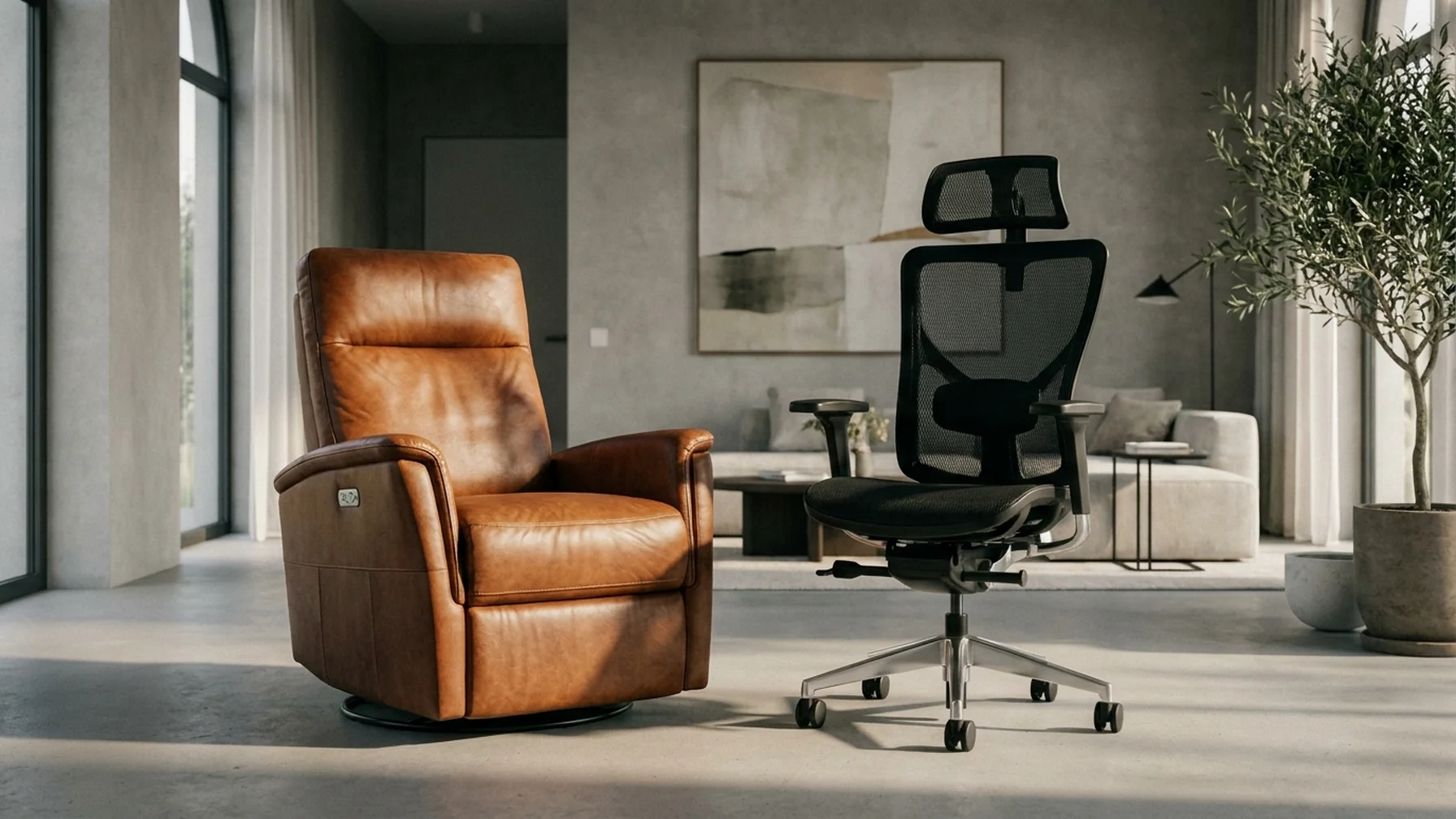 Comparison of Recliners and Office Chairs: Choosing the Right Seat for Your Needs